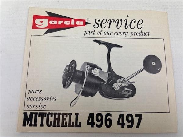 Grote foto garcia service boekje van mitchell 496 497 molen sport en fitness vissport
