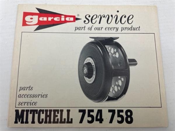 Grote foto garcia service boekje van mitchell 710 vliegvisreel usa copy sport en fitness vissport