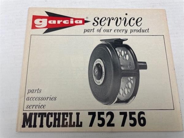 Grote foto garcia service boekje van mitchell 752 756 vliegvisreel sport en fitness vissport