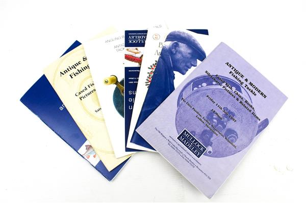Grote foto mullock madeley antique modern fishing tackle book set van 7 boeken sport en fitness vissport