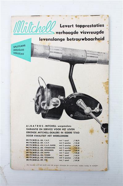 Grote foto vintage albatros mitchell nieuws 1961 1962 catalogus sport en fitness vissport