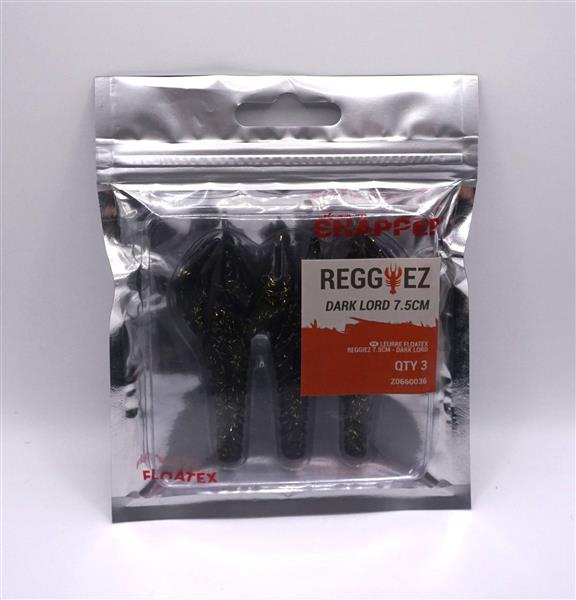 Grote foto korum snapper reggiez floatex shads dark lord 7 5 cm sport en fitness vissport