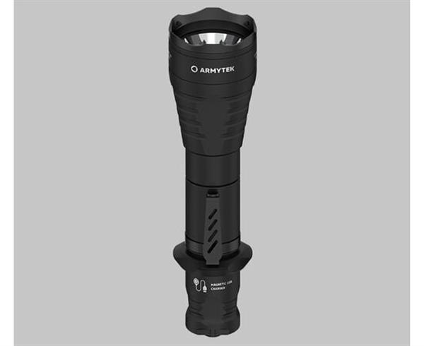 Grote foto armytek predator pro magnet usb zaklamp 1500 lumen sport en fitness vissport