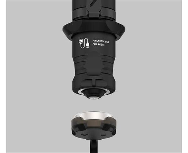 Grote foto armytek predator pro magnet usb zaklamp 1500 lumen sport en fitness vissport