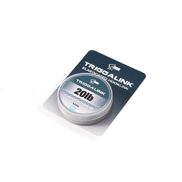 Grote foto nash triggalink elasitcated hooklink onderlijn 20 lb sport en fitness vissport