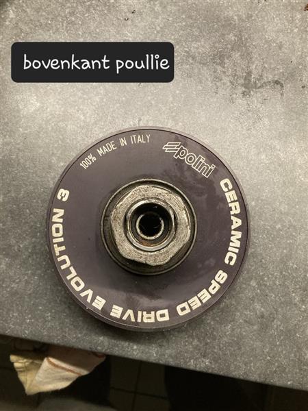 Grote foto polini overrange poullie fietsen en brommers brommeronderdelen algemeen