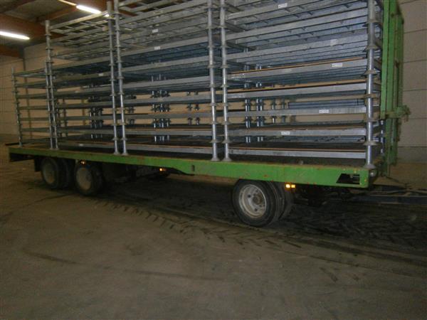 Grote foto stapelbare mobiele racks doe het zelf en verbouw palletwagens en pompwagens