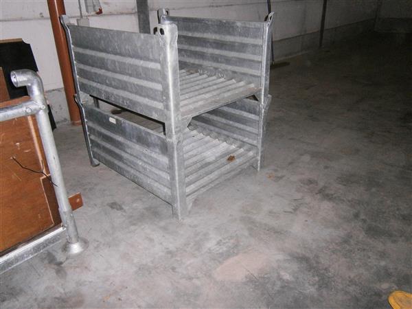 Grote foto stapelbare mobiele racks doe het zelf en verbouw palletwagens en pompwagens