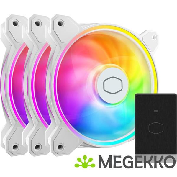 Grote foto cooler master masterfan mf120 halo2 white edition 3in1 computers en software overige computers en software