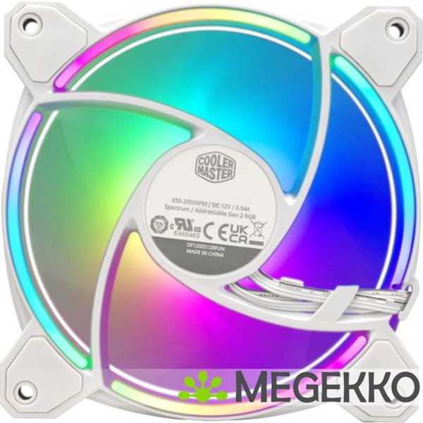 Grote foto cooler master masterfan mf120 halo2 white edition 3in1 computers en software overige computers en software