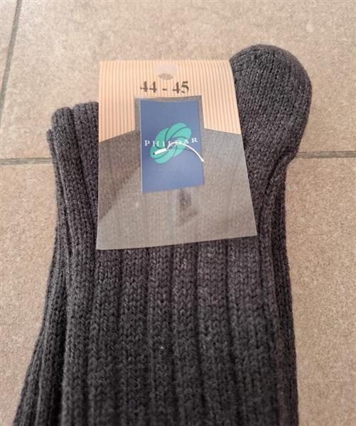 Grote foto nieuwe antracietgrijze winterkousen phildar 44 45 kleding heren sokken en kousen
