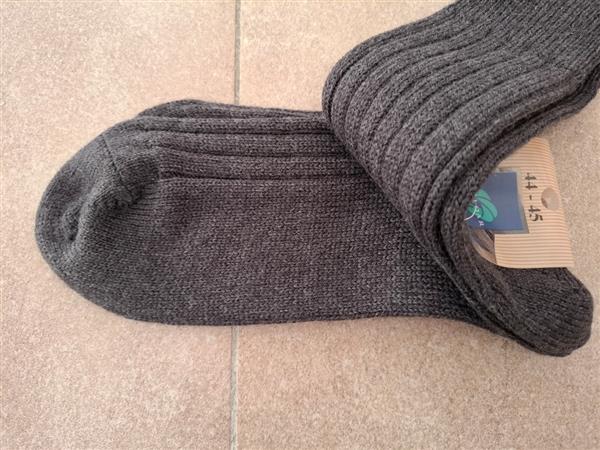 Grote foto nieuwe antracietgrijze winterkousen phildar 44 45 kleding heren sokken en kousen