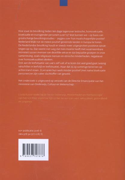 Grote foto scp publicatie 2016 8 lhbt monitor 2016 boeken politiek en maatschappij