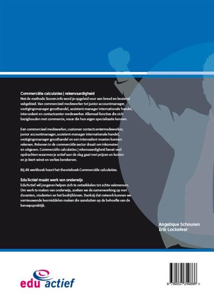 Grote foto commerci le calculaties rekenvaardigheid editie 2019 scoren.info boeken overige boeken