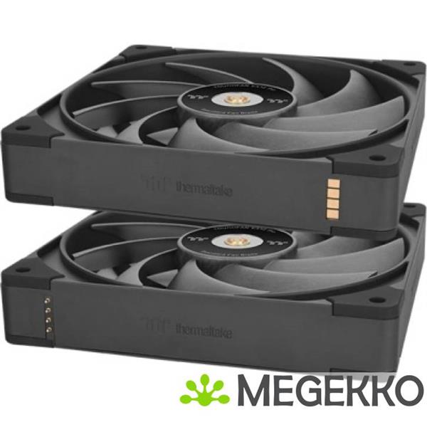 Grote foto thermaltake cl f172 pl14bl a koelsysteem voor computers computer behuizing ventilator 14 cm zwart 3 computers en software overige computers en software