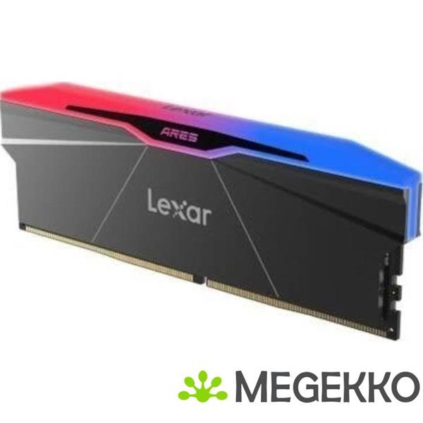 Grote foto lexar ddr5 ares rgb 2x24gb 7600 computers en software harde schijven