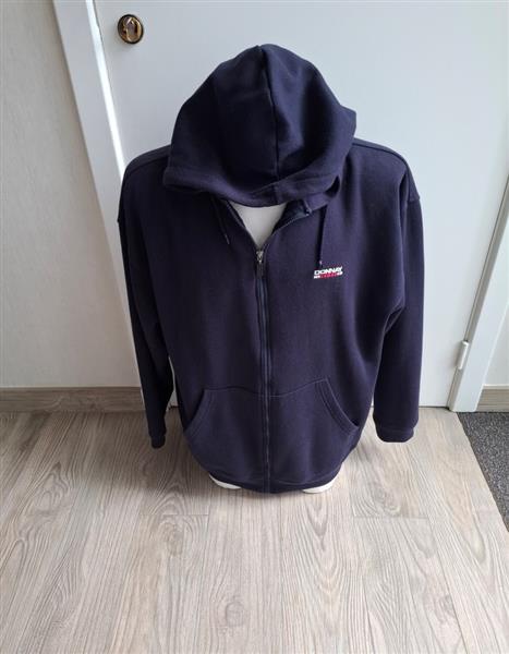 Grote foto vintage donkerblauwe hoodie van donnay xxl kleding heren truien en vesten