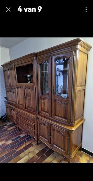 Grote foto wandkast kersenhout huis en inrichting buffetkasten
