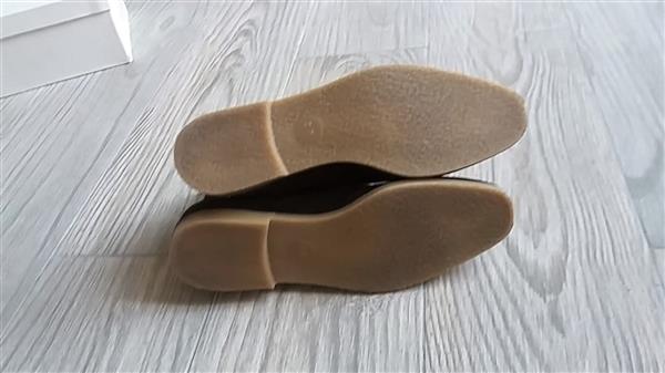 Grote foto donkerbruine chelsea boots in daim suede mt 37 kleding dames schoenen