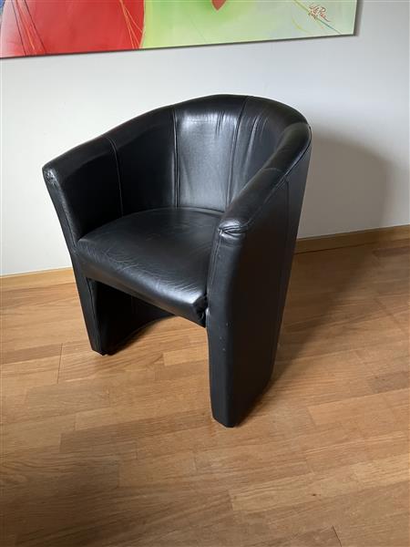 Grote foto set van 2 lederen zeteltjes huis en inrichting fauteuils