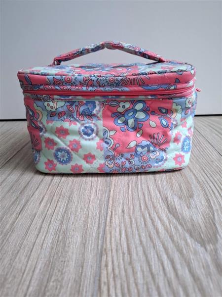 Grote foto nieuwe vintage padded toilettas van casuelle sieraden tassen en uiterlijk toilettassen