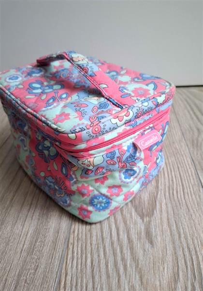 Grote foto nieuwe vintage padded toilettas van casuelle sieraden tassen en uiterlijk toilettassen