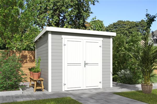 Grote foto tuinhuis blokhut mila 250x250x211 cm tuin en terras tuinhuisjes en blokhutten