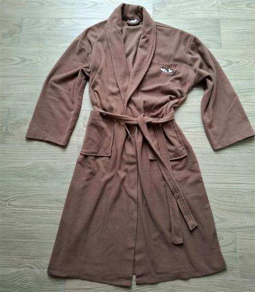 Grote foto vintage bruine kamerjas van snoopy xl kleding dames ondergoed en lingerie