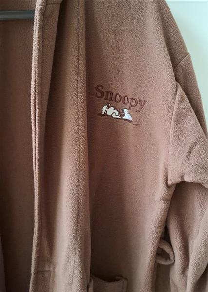 Grote foto vintage bruine kamerjas van snoopy xl kleding dames ondergoed en lingerie