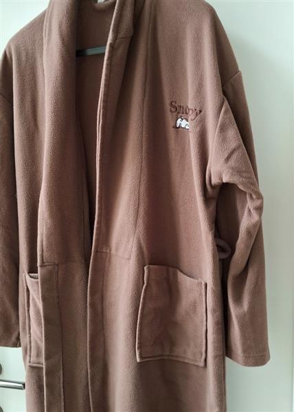 Grote foto vintage bruine kamerjas van snoopy xl kleding dames ondergoed en lingerie