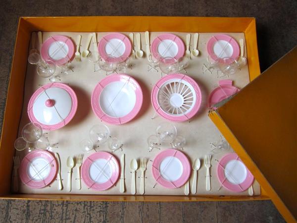 Grote foto vintage compleet kinder servies 75 jaar oud antiek en kunst antiek speelgoed