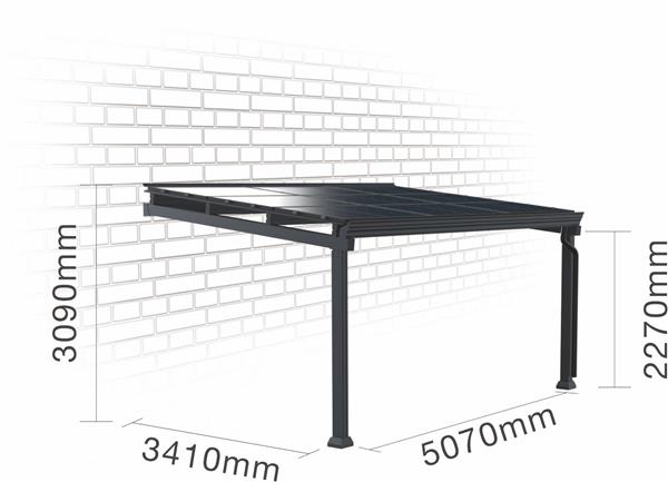Grote foto nieuw solarcarport tuin en terras overige tuin en terras