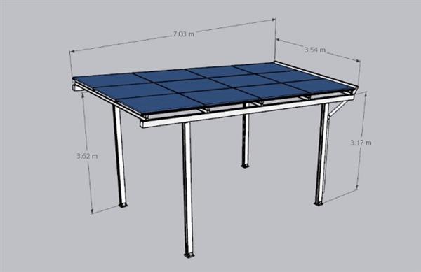 Grote foto nieuw solarcarport tuin en terras overige tuin en terras
