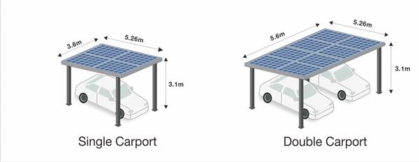 Grote foto nieuw solarcarport tuin en terras overige tuin en terras