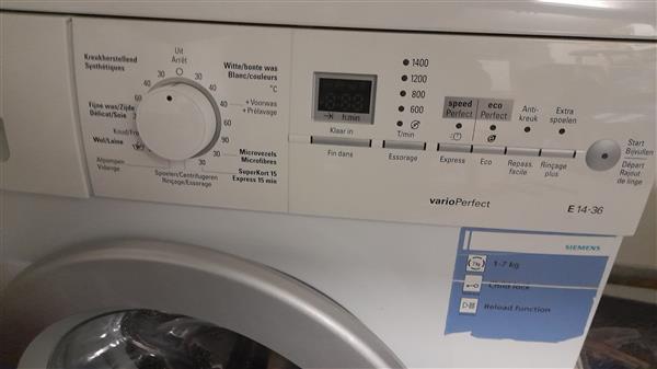 Grote foto siemens wasmachine witgoed en apparatuur wasmachines