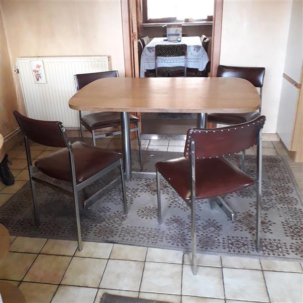Grote foto keukentafel stoelen huis en inrichting eettafels