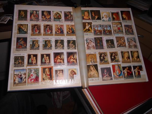 Grote foto thama postzegel van geloof en heiligen hobby en vrije tijd overige hobby en vrije tijd