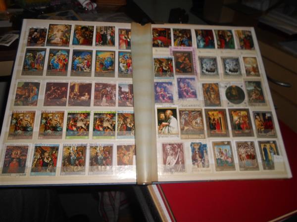 Grote foto thama postzegel van geloof en heiligen hobby en vrije tijd overige hobby en vrije tijd