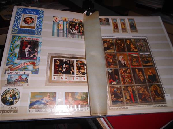 Grote foto thama postzegel van geloof en heiligen hobby en vrije tijd overige hobby en vrije tijd