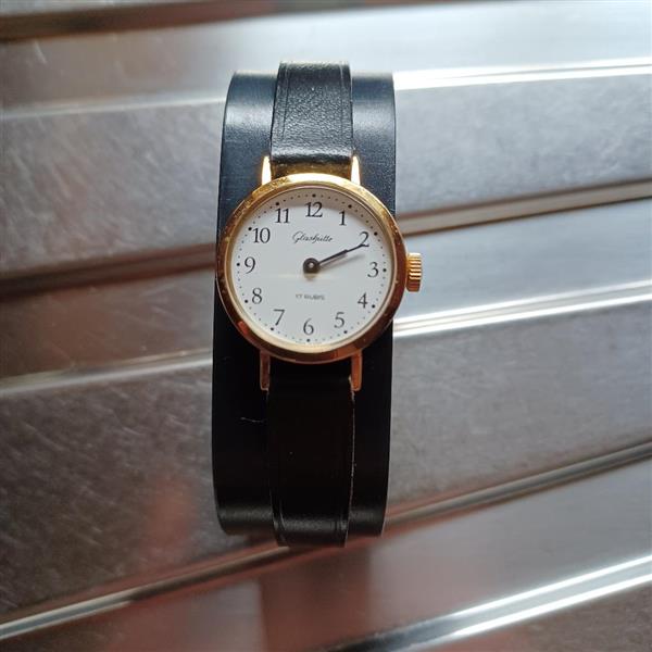 Grote foto vintage dameshorloge glash tte 17 rubis kleding dames horloges
