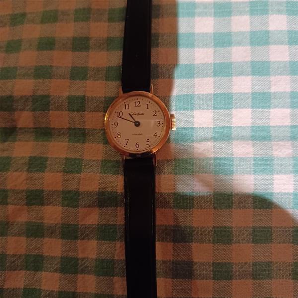 Grote foto vintage dameshorloge glash tte 17 rubis kleding dames horloges