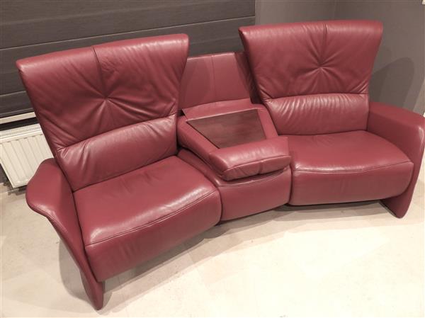 Grote foto lederen salon huis en inrichting fauteuils