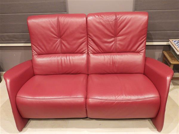Grote foto lederen salon huis en inrichting fauteuils
