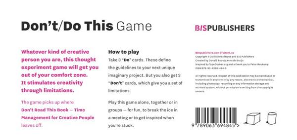 Grote foto don t do this game boeken politiek en maatschappij