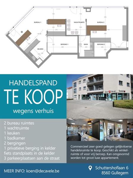 Grote foto pand te koop in gullegem huizen en kamers kantoorruimte