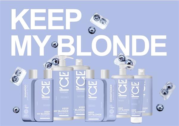 Grote foto ice professional duo set keep my blonde shampoo conditioner 2 x 250ml kleding dames sieraden