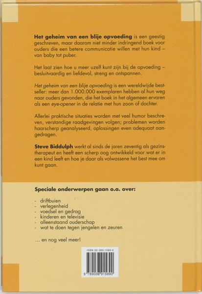Grote foto het geheim van een blije opvoeding boeken overige boeken