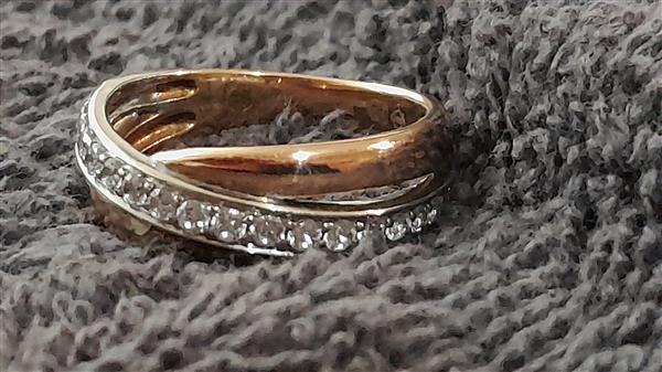 Grote foto gouden ring 9k kleding dames sieraden