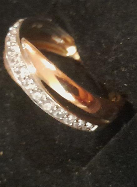 Grote foto gouden ring 9k kleding dames sieraden