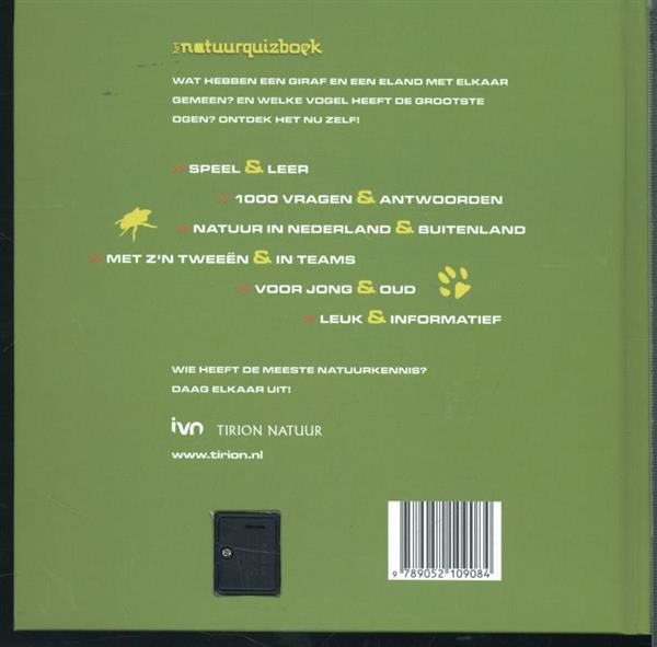 Grote foto het natuurquizboek tirion natuur boeken hobby en vrije tijd